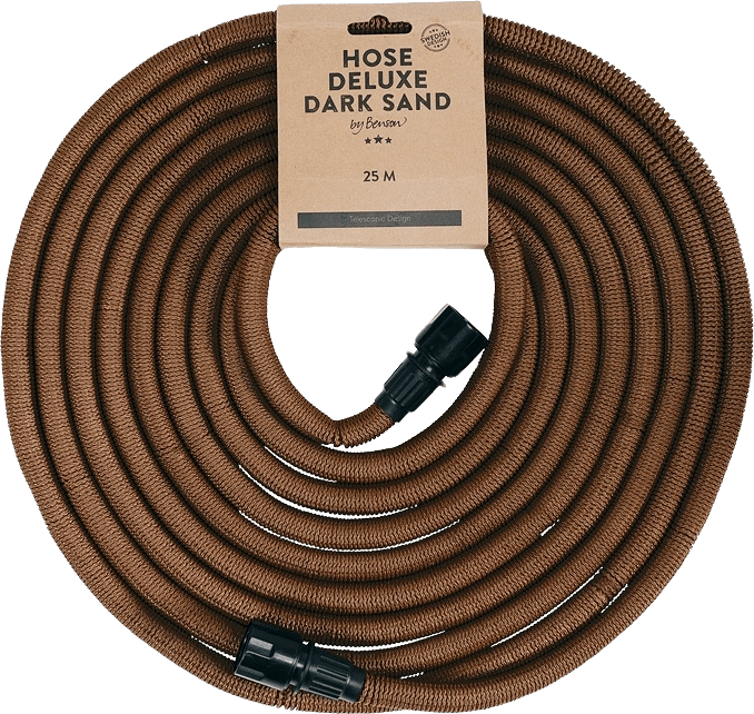 Trädgårdsslang Deluxe - Mörk Sand, från by Benson, i färgen dark sand.