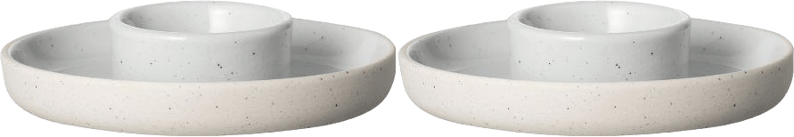 Sablo Äggkoppar 10 Cm 2-pack Cloud, från Blomus, i färgen sand.
