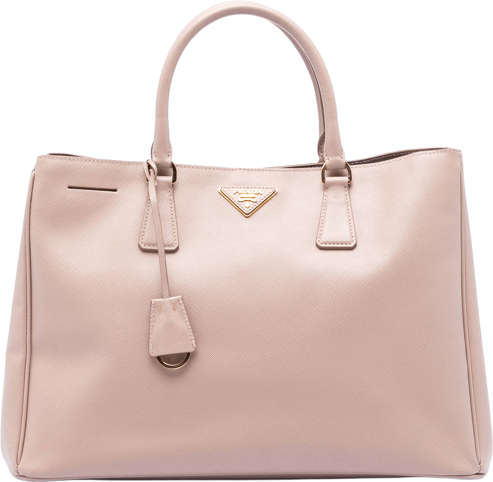Prada Large Saffiano Lux Galleria Satchel, från Luxclusif, i färgen nude.