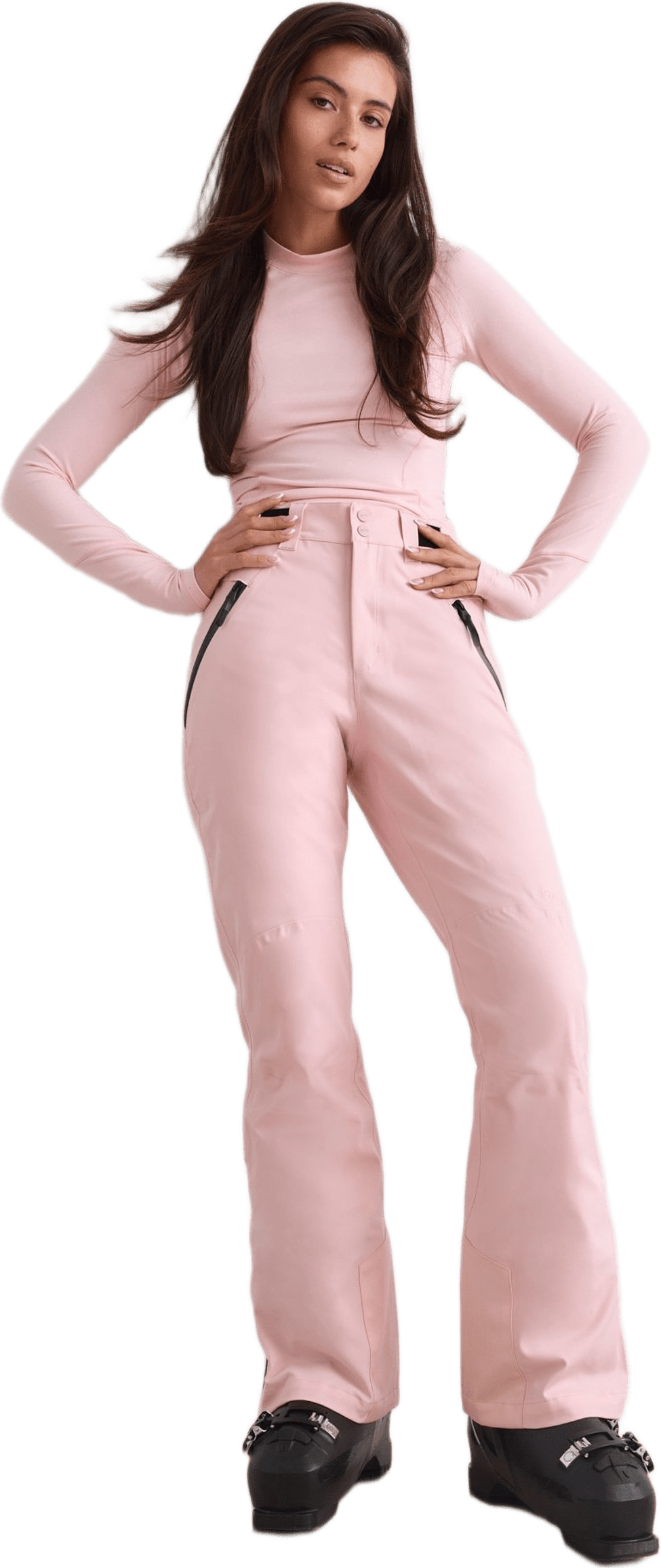 3l Sierra Pants, från aim'n, i färgen pink frost.