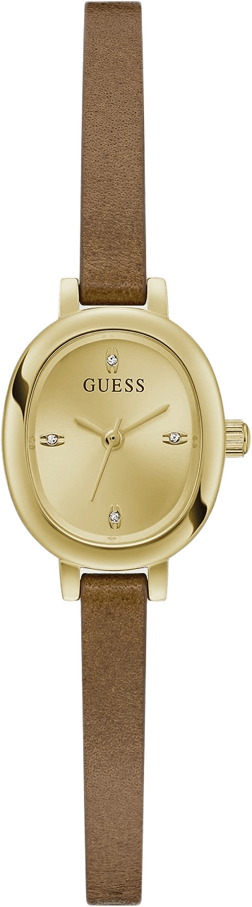 Guess Penelope Dam, Guld, Läderband - Gw0925l2, från Guess, i färgen 1.