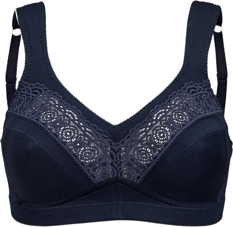 Cotton Star Bh Utan Bygel, från Swegmark, i färgen navy.