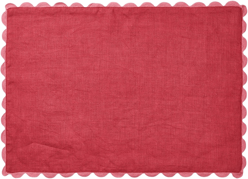 Willow Bordstablett - 33x48 Cm, från Pick A Poppy, i färgen burgundy.