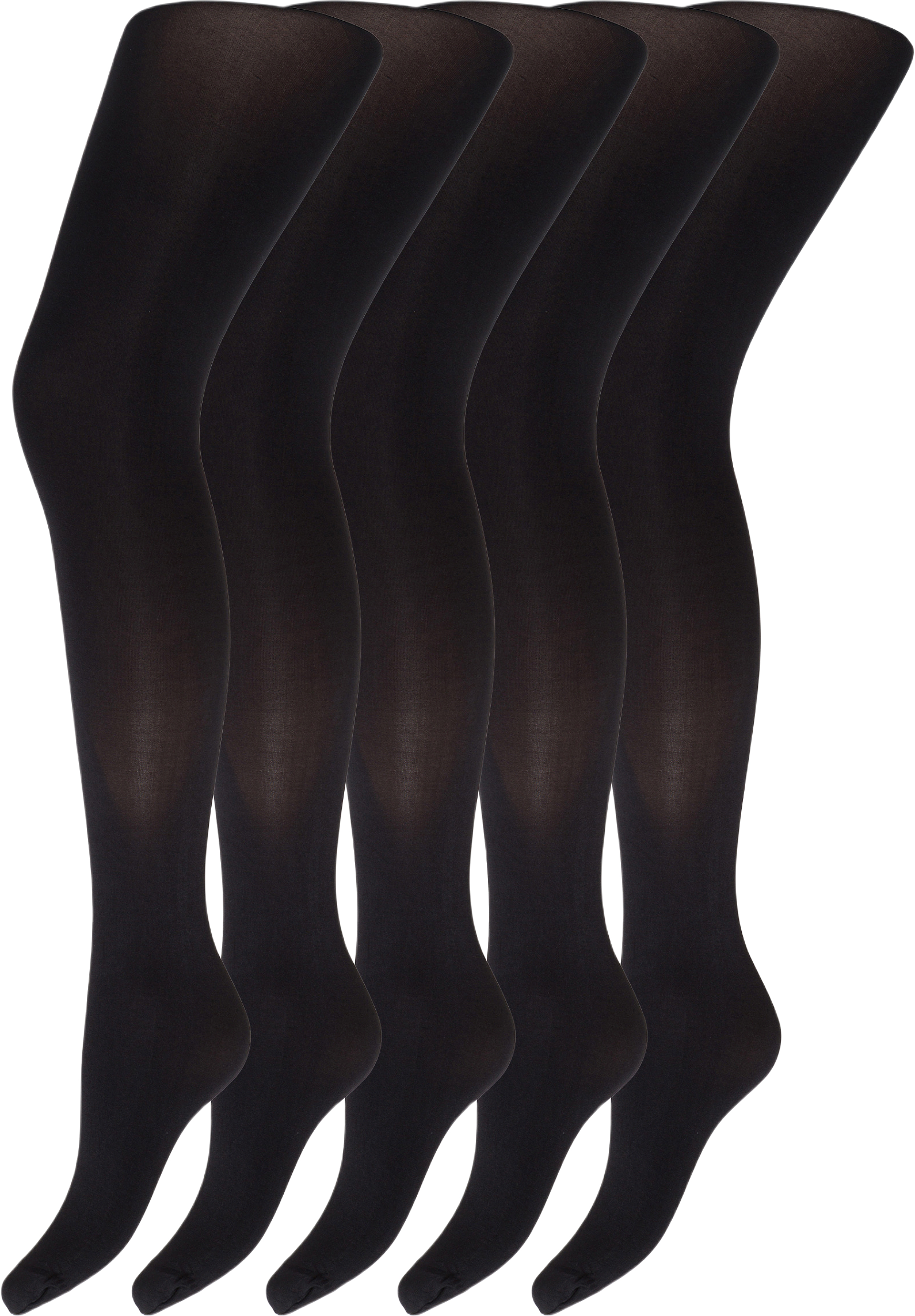 Strumpbyxor "silk Look" | 5-pack | 20 Denier | Blå Iris, från Decoy, i färgen black.