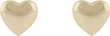 Brooklyn Heart Earring, från SNÖ of Sweden, i färgen plain g.