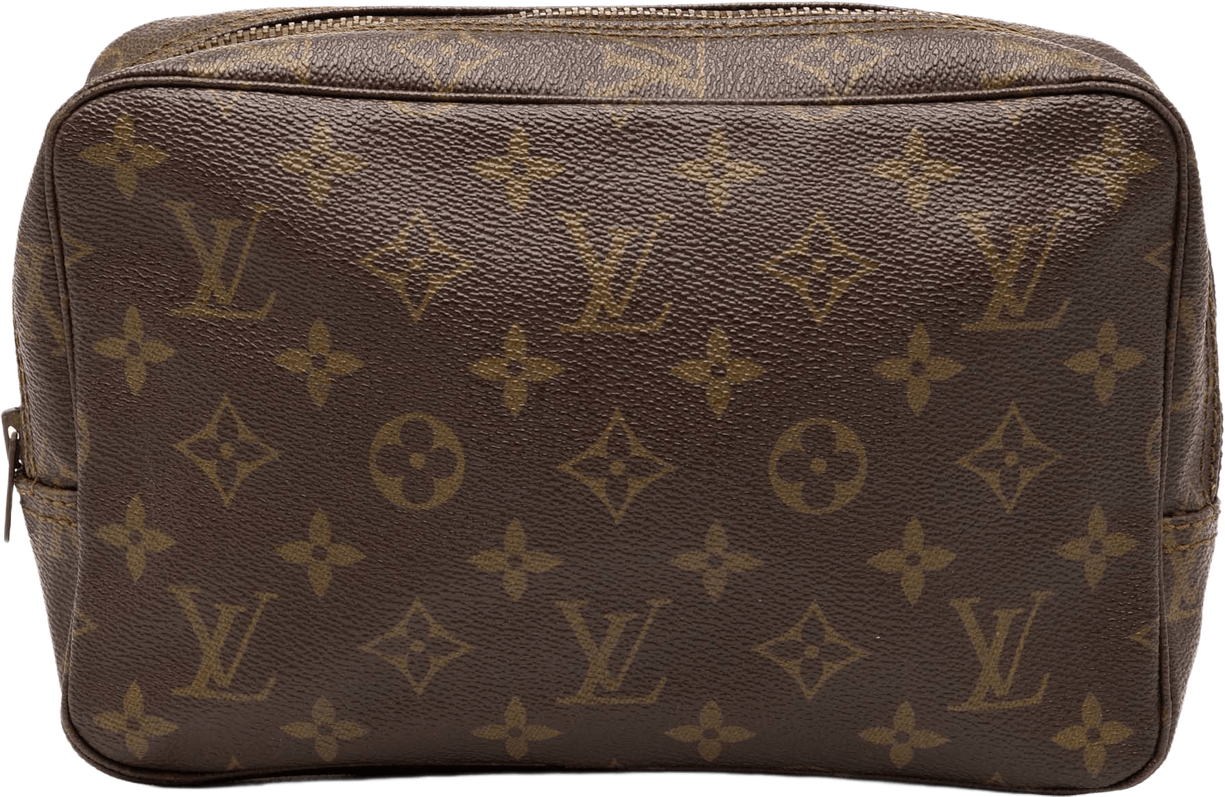 Louis Vuitton Monogram Trousse Toilette 23, från Luxclusif, i färgen brown.