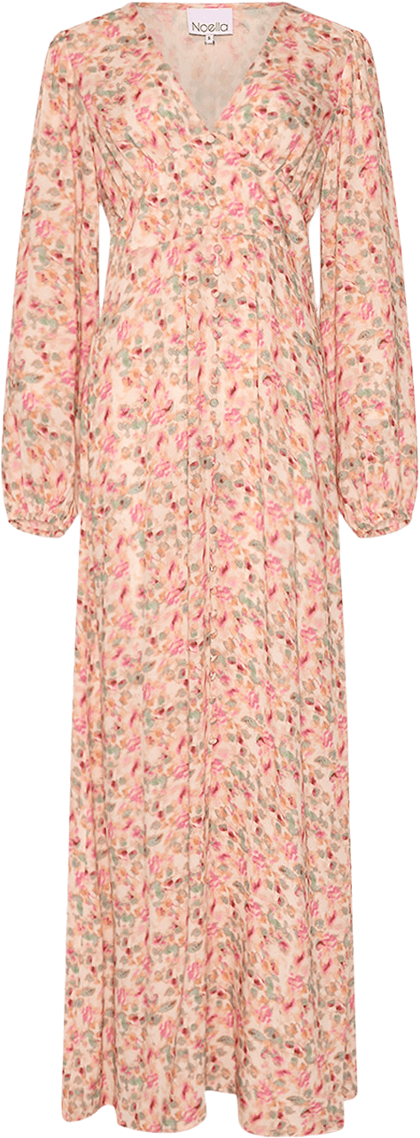 Lilith Maxi Dress - Cinthia Pink Print