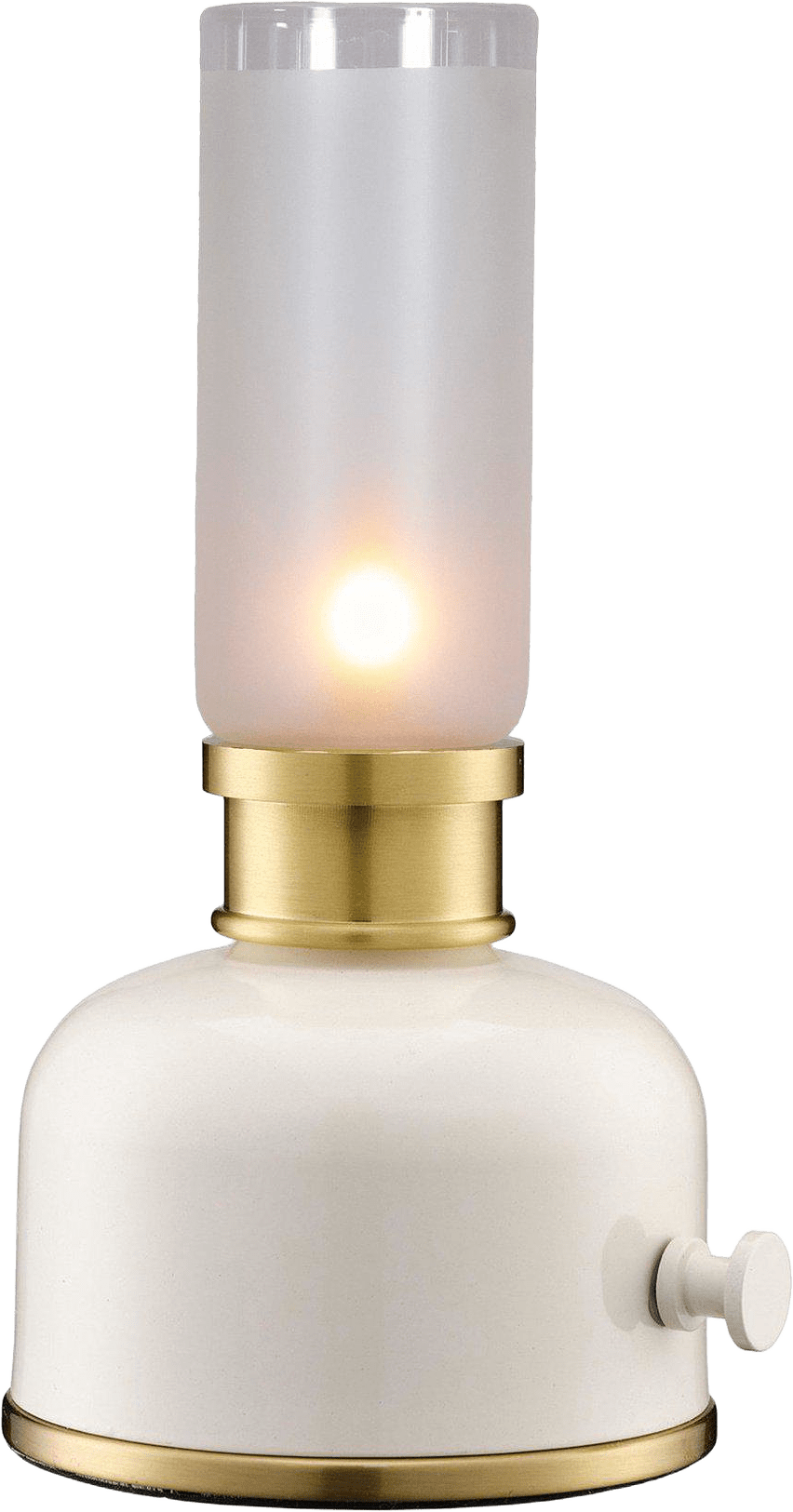 Frida Bordslampa, från PR Home, i färgen vit/mässing.