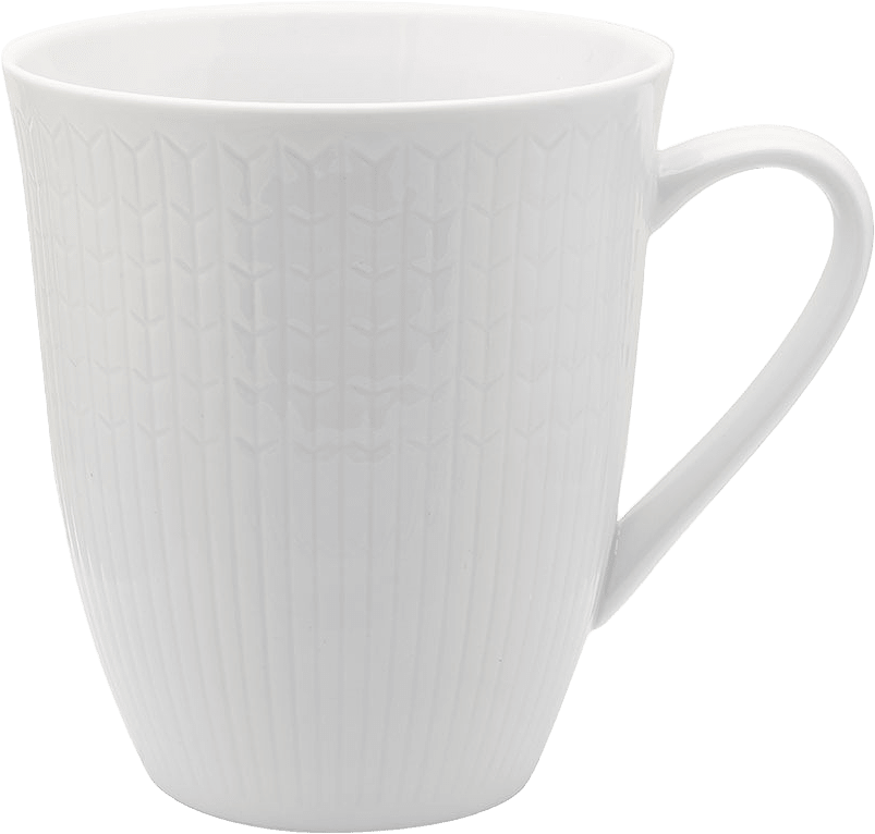 Mugg, Swedish Grace, 50 cl, från Rörstrand, i färgen Snö.