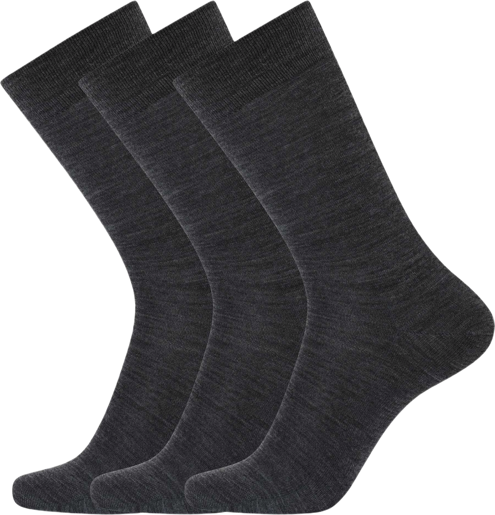 Ekologisk Ull, Strumpor, 3-pack, Navy, från Dovre, i färgen grey.