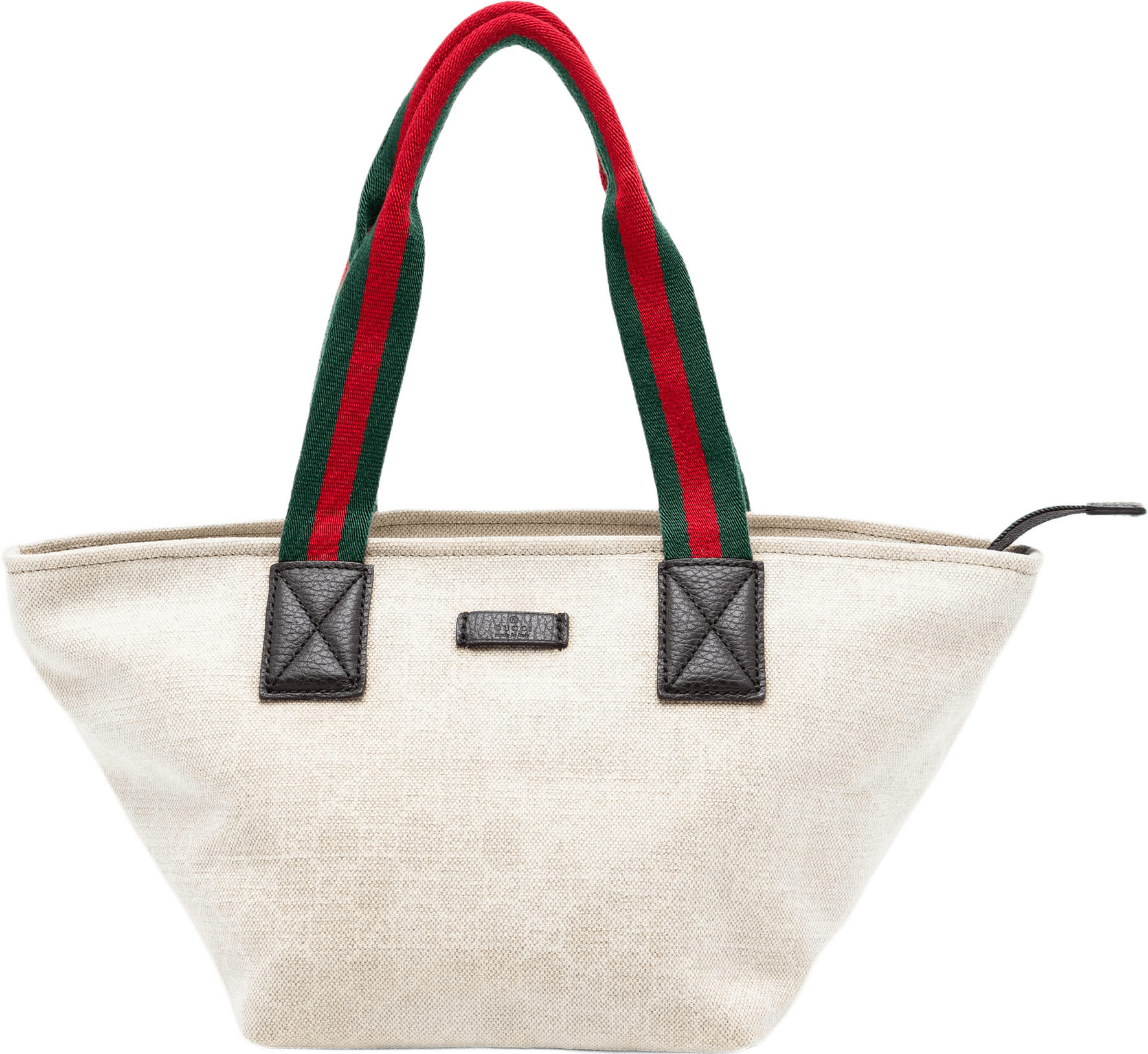 Gucci Gg Canvas Web Tote, från Luxclusif, i färgen brun.