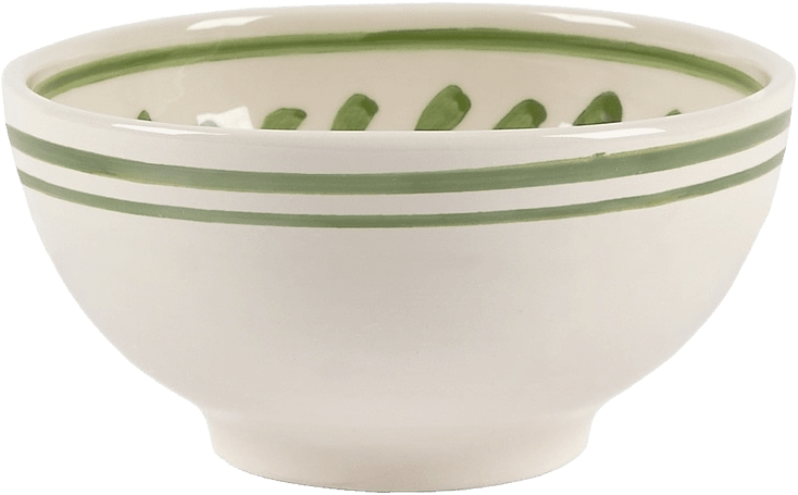 Cottage Flower Liten Skål - 14 Cm, från Pick A Poppy, i färgen green.