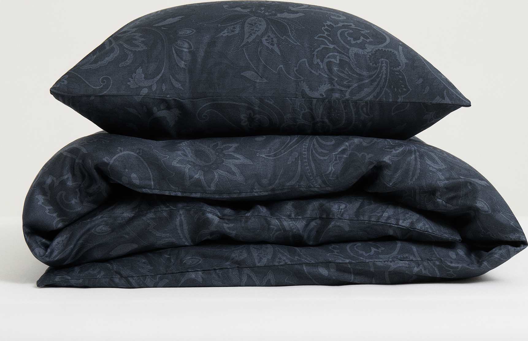 Bäddset Arkipelag Pattern Enkelt Navy 150x210cm Med 1st Örngott 50x60cm