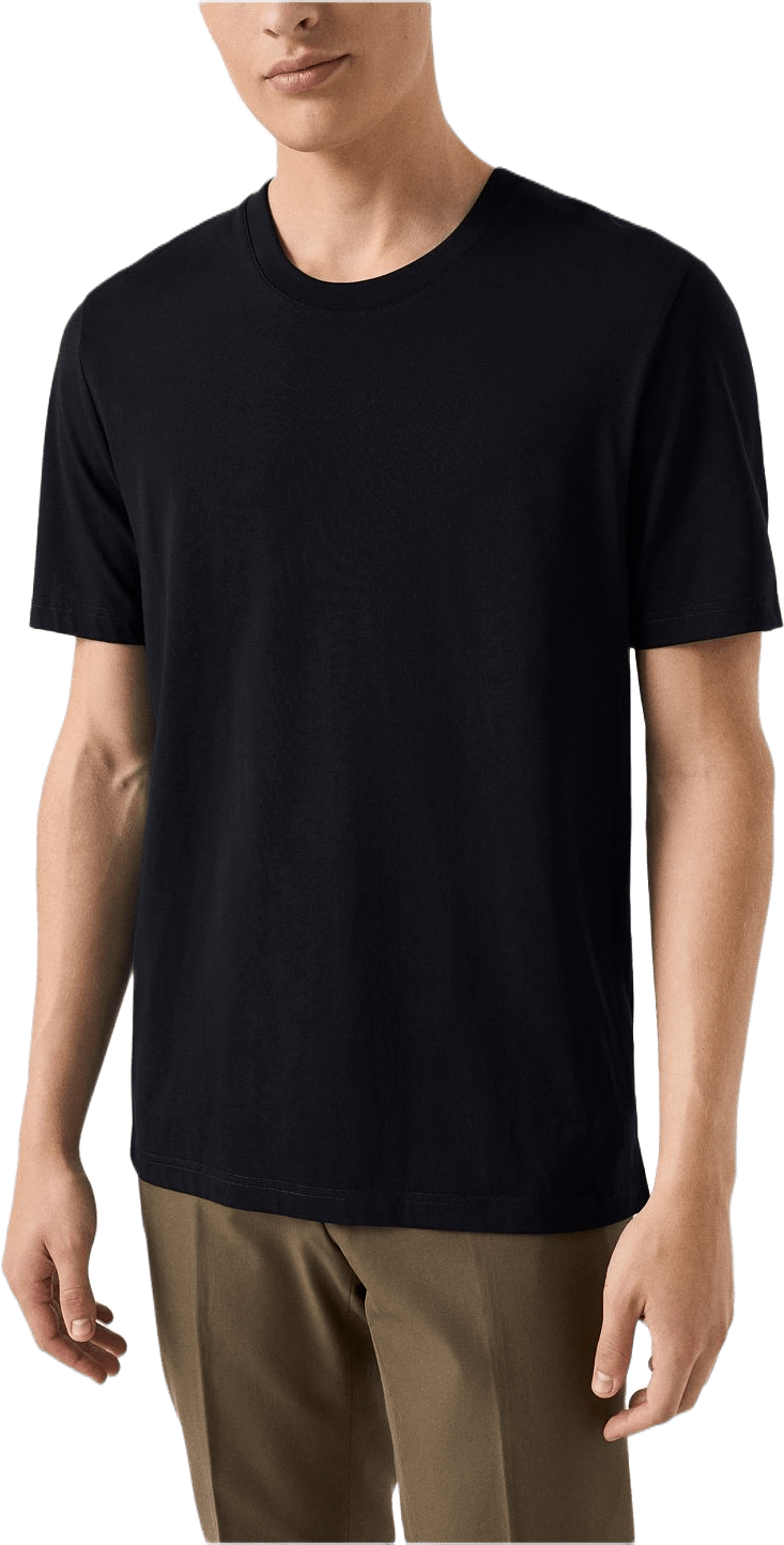 T-shirt I Single Jersey Supima-bomull, från Eton, i färgen navy blue.