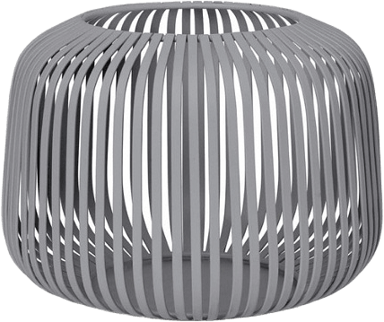 Lito Lanterna Xs Steel Gray, från Blomus, i färgen steel gray.