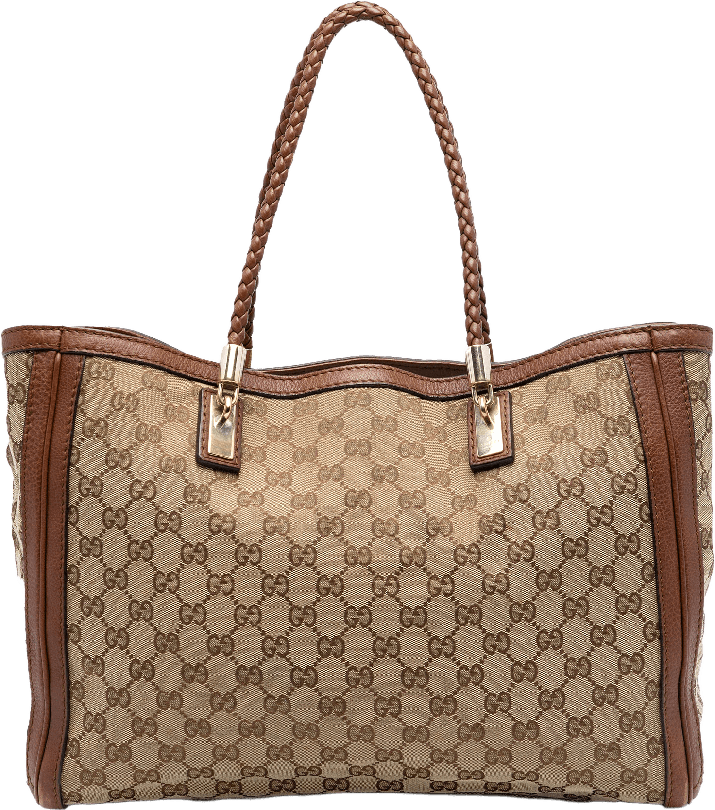 Gucci Medium Gg Canvas Bella Tote, från Luxclusif, i färgen beige.