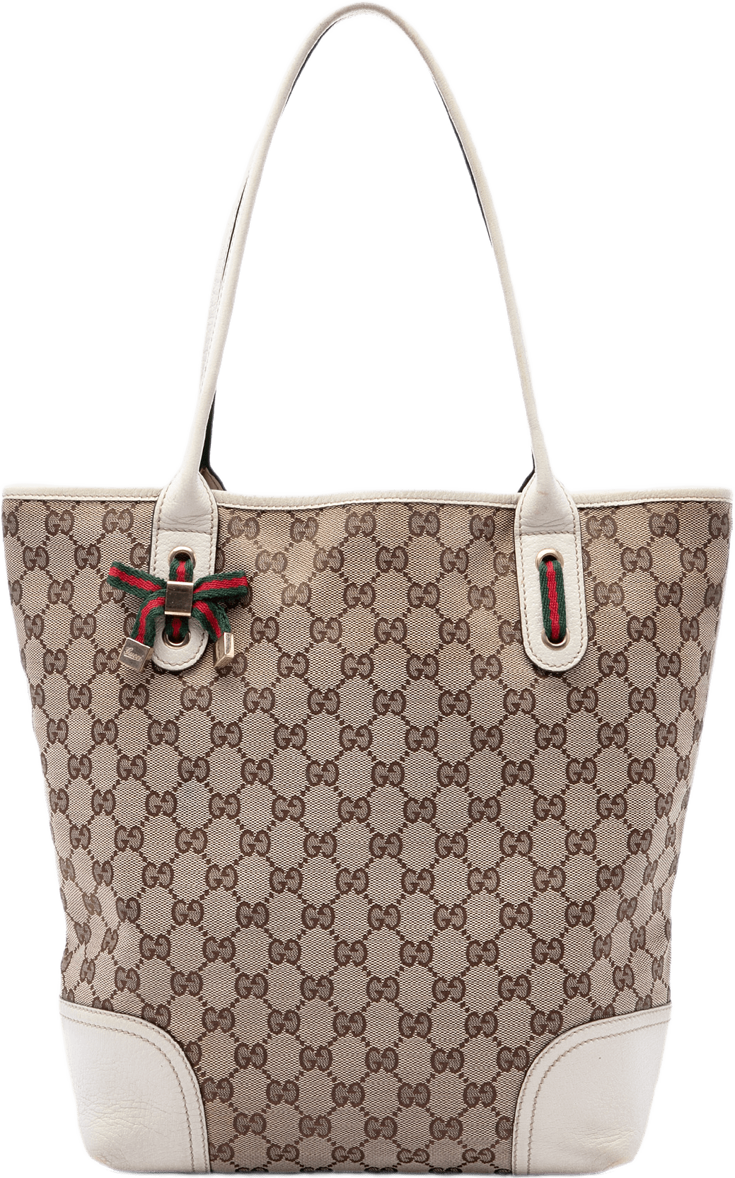 Gucci Gg Canvas Princy Tote, från Luxclusif, i färgen beige.