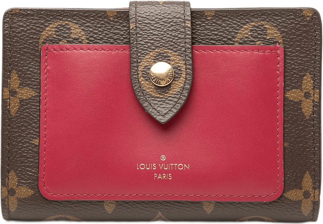 Louis Vuitton Monogram Juliette Wallet, från Luxclusif, i färgen brown.