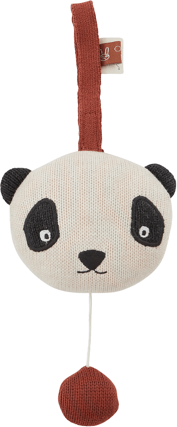 Panda Music Mobile, från OYOY Mini, i färgen offwhite.