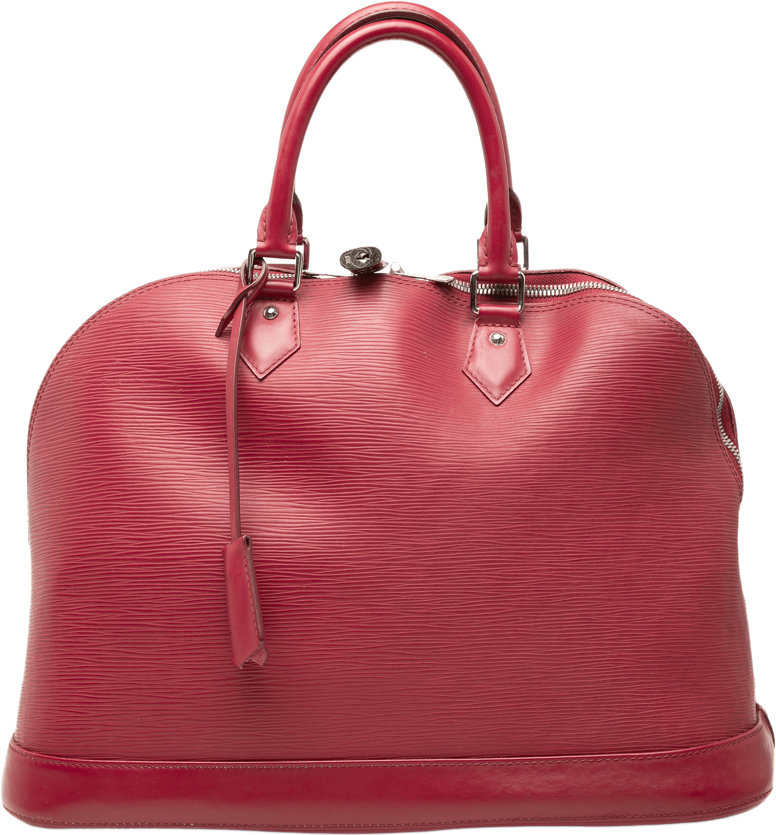 Louis Vuitton Epi Alma Gm, från Luxclusif, i färgen rosa.