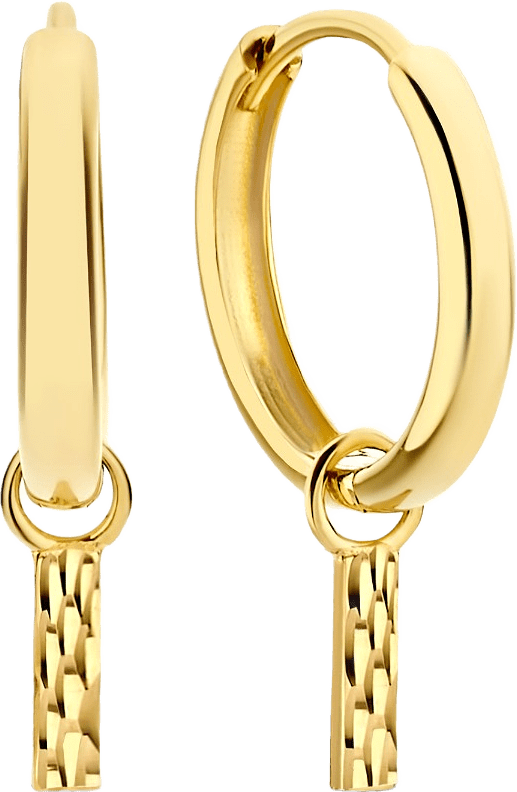 Rivoli 14 Karat Guld Creoler, från Isabel Bernard, i färgen Gold.