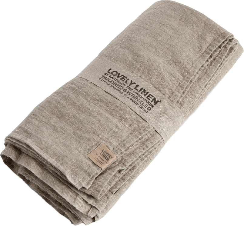 Duk Lovely I Tvättat Lin, från Lovely Linen, i färgen beige.