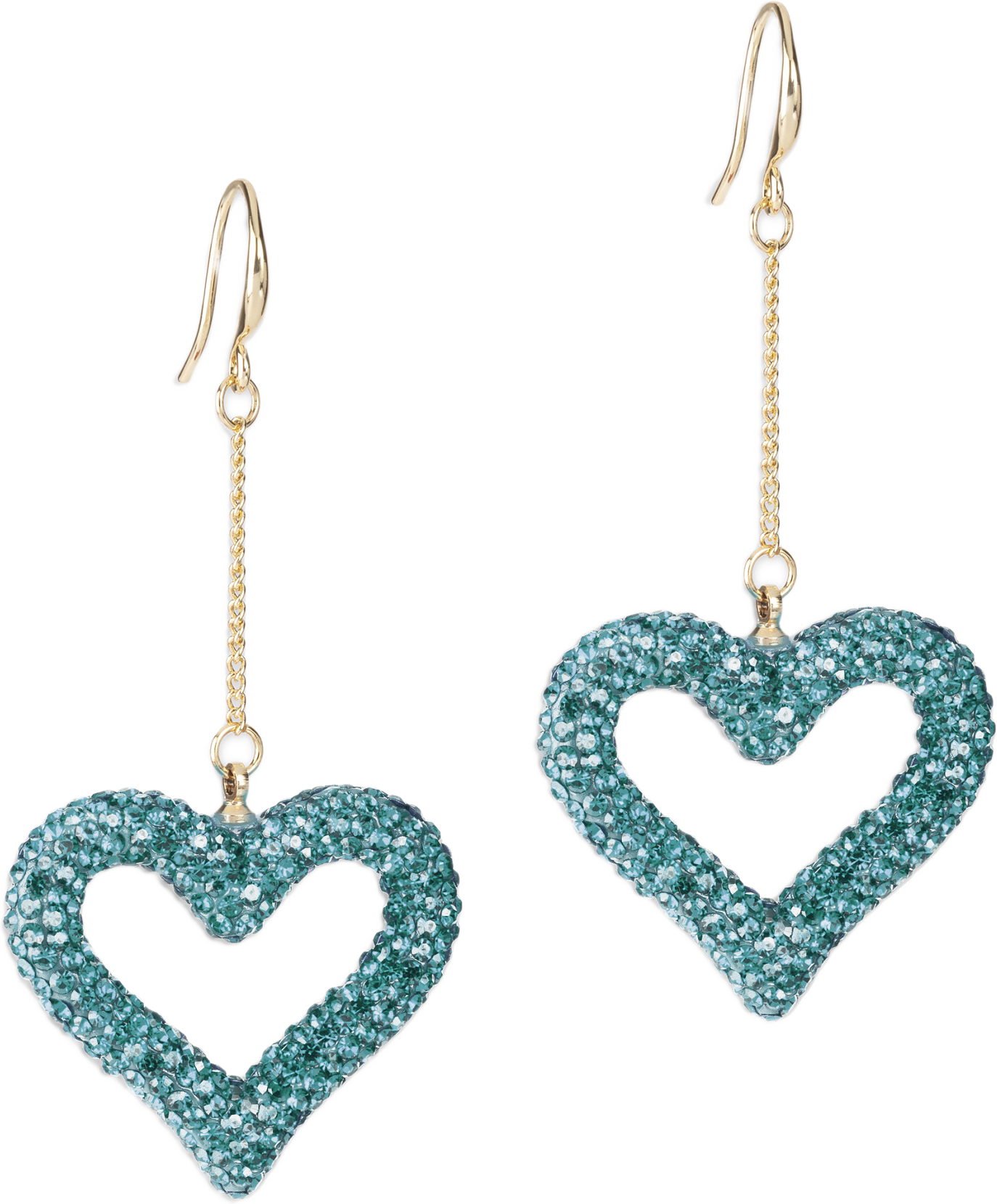 Heart Rhine Örhänge, från pfgSTOCKHOLM, i färgen blue.