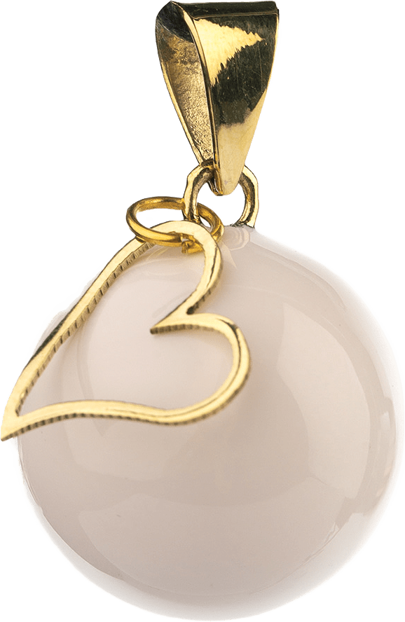 Bola Vit Hängande Hjärta