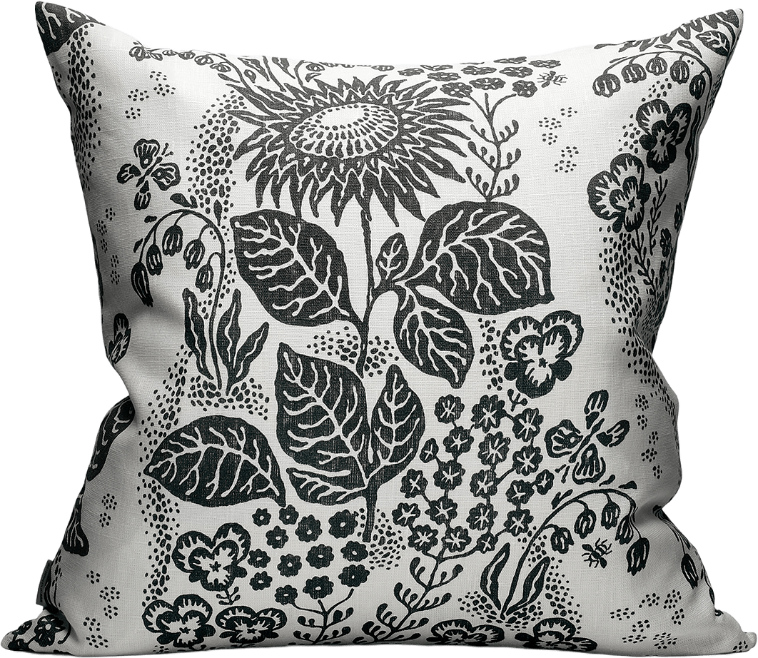 Cushion Cover September 50x50cm, från Littlephant, i färgen ivory / black.