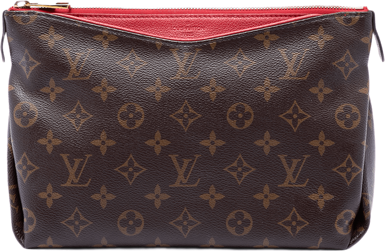 Louis Vuitton Monogram Pallas Beauty Case, från Luxclusif, i färgen brown.