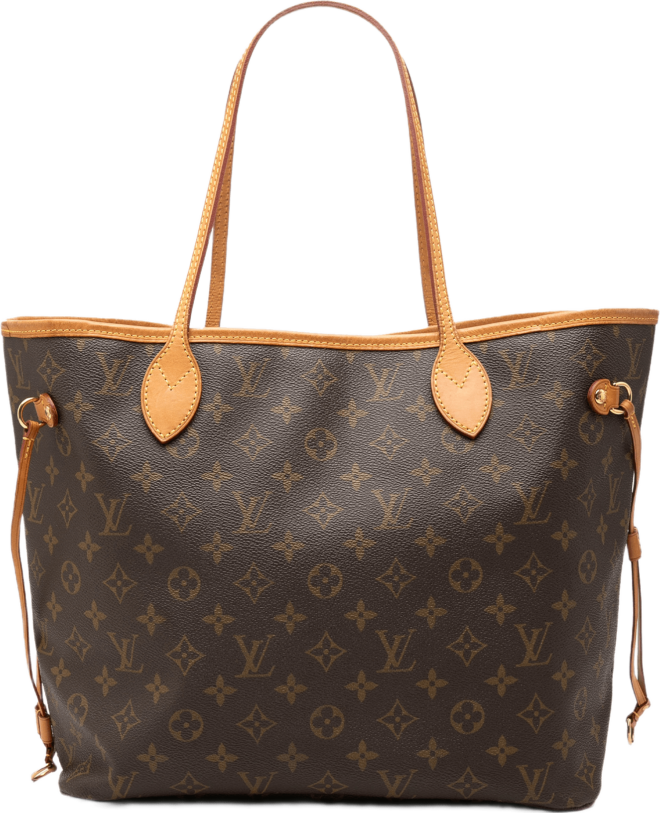 Louis Vuitton Monogram Neverfull Mm, från Luxclusif, i färgen brun.