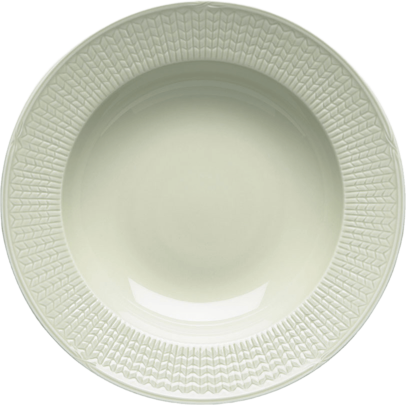 Djup tallrik, Swedish Grace, 25 cm, från Rörstrand, i färgen Äng.