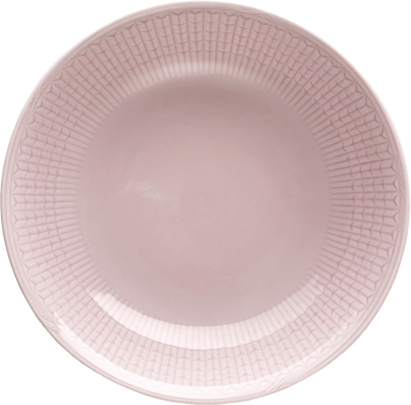 Djup tallrik, Swedish Grace, 19 cm, från Rörstrand, i färgen Ros.