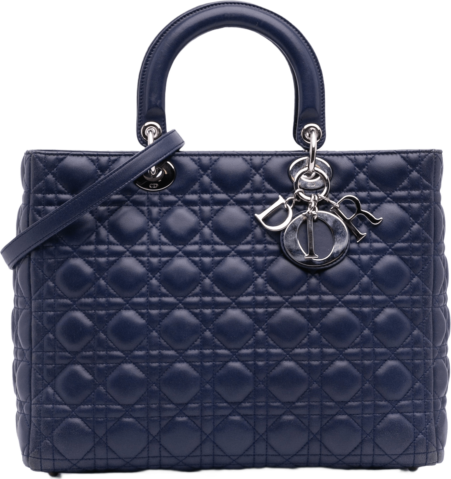 Dior Large Lambskin Cannage Lady Dior