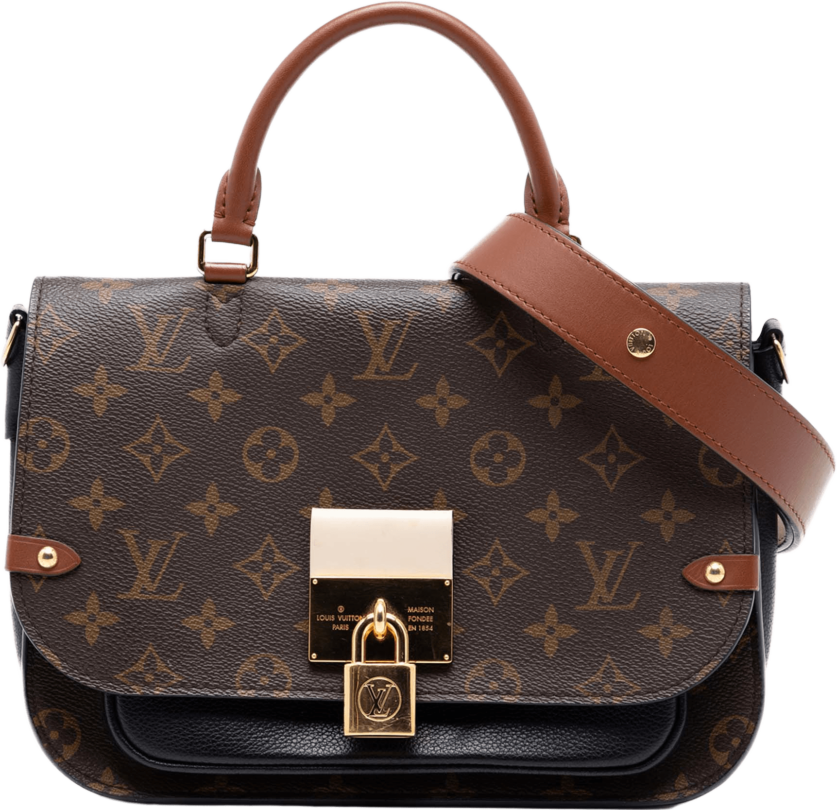 Louis Vuitton Monogram Vaugirard, från Luxclusif, i färgen brown.