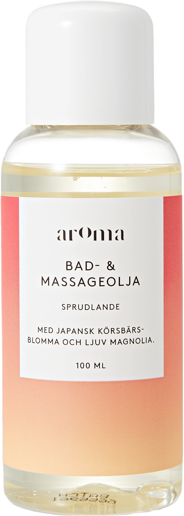 Sprudlande Bad- & massageolja, från Aroma.