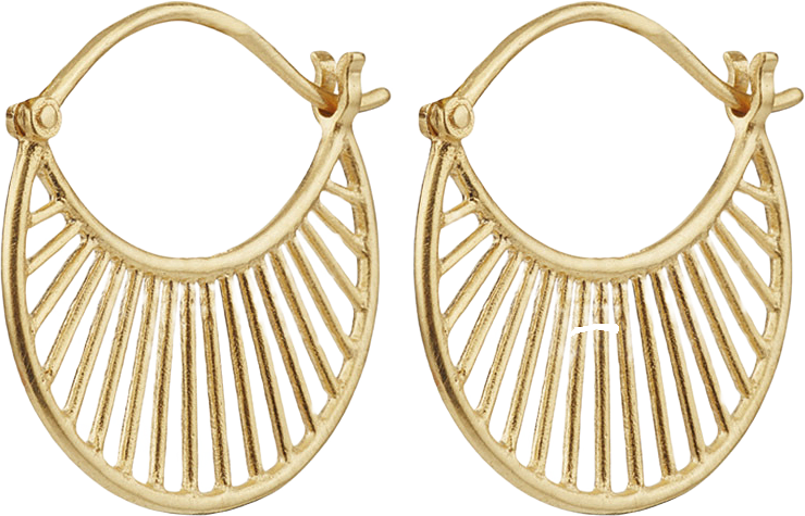 Daylight Earrings, från Pernille Corydon, i färgen Gold.