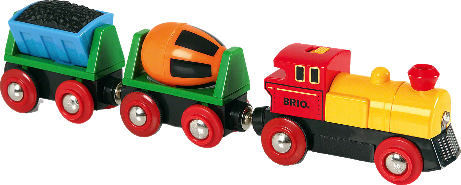 Aktivitetståg, batteridrivet, från Brio.