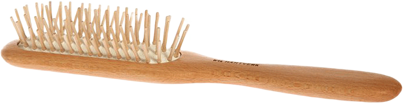 Hårborste i trä, från Iris hantverk.
