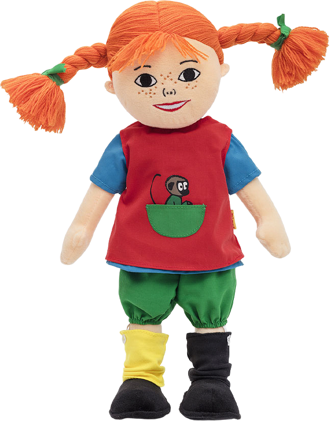 Taldocka i tyg, PIPPI 40 cm, från PIPPI.