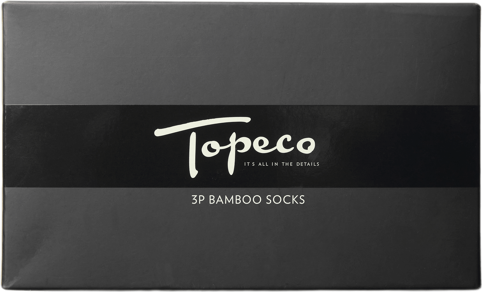 Strumpa 3-pack Bambuviscose i presentbox, från Topeco, i färgen Multicolor.