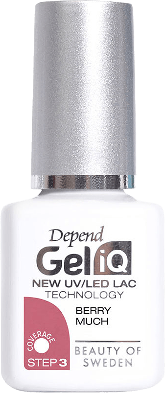 Gel iQ, från Depend, i färgen Berry Much.