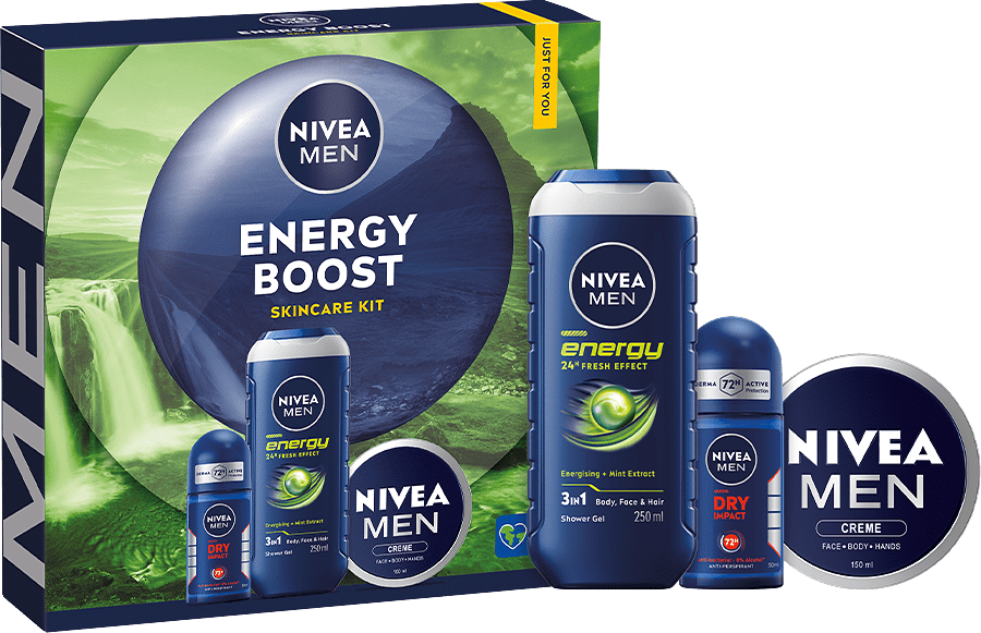 Presentbox Energy Boost Giftpack 450 ml NIVEA MEN, från NIVEA.