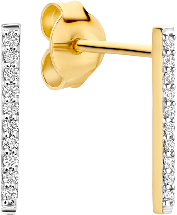 De La Paix 14 Karat Guld Örhängen, från Isabel Bernard, i färgen guld.