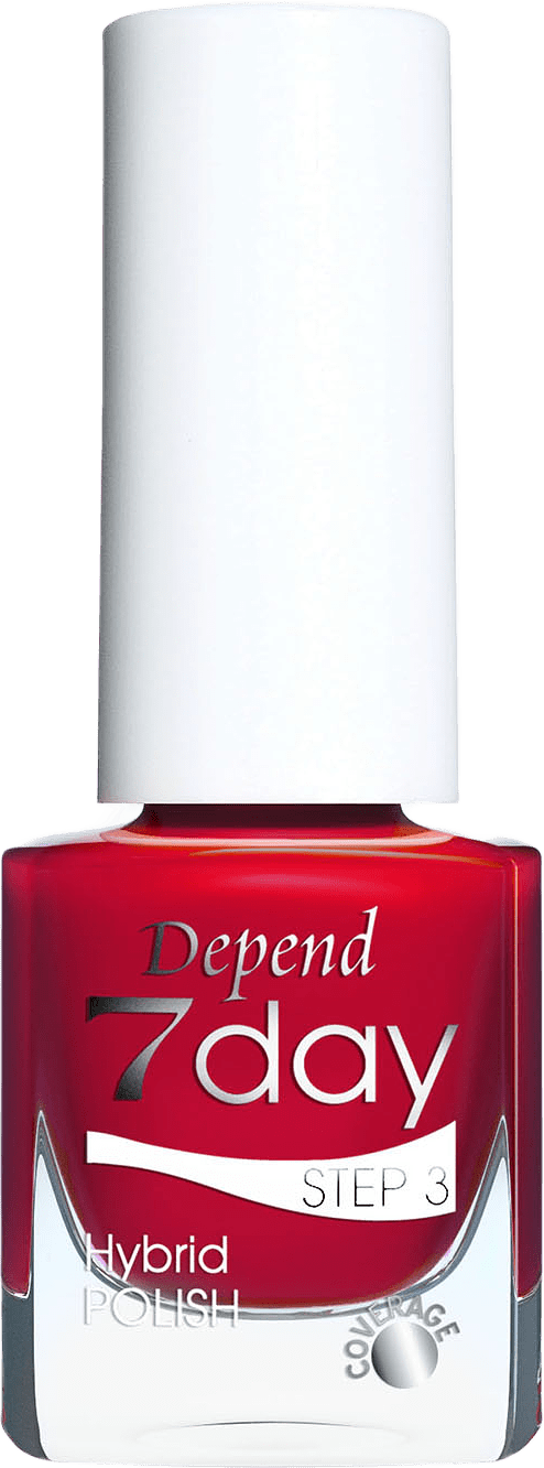 7day Nailpolish, från Depend, i färgen Exclusive Red.