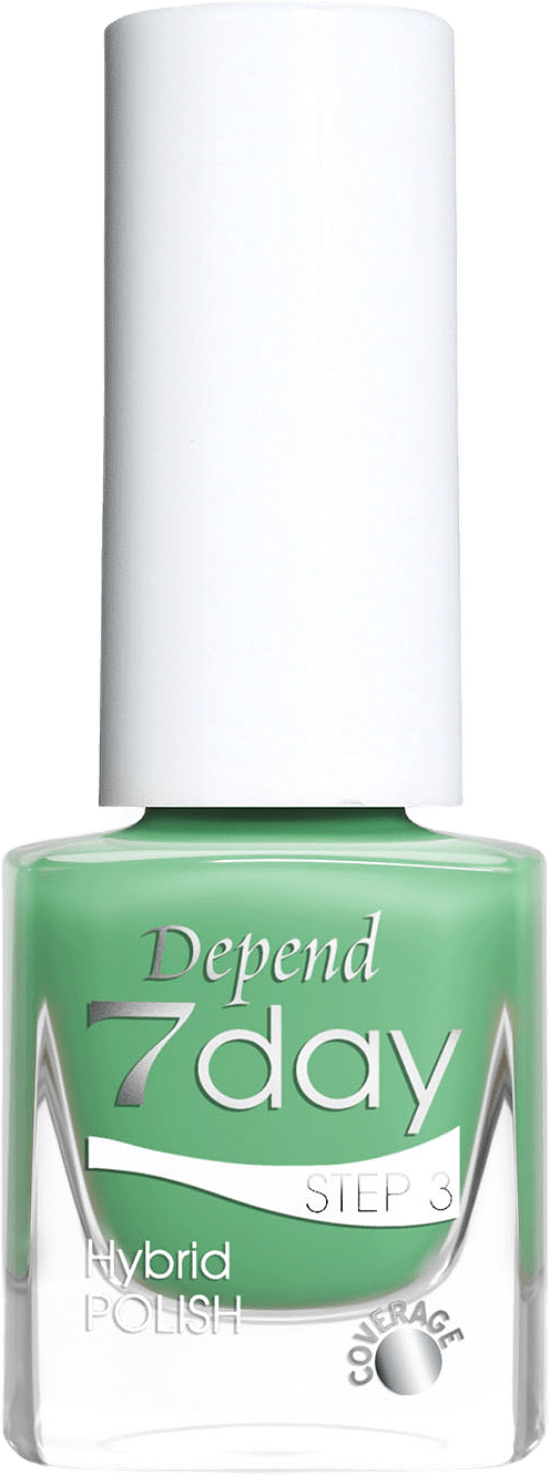 7day Nailpolish, från Depend, i färgen Gorgeous Green.