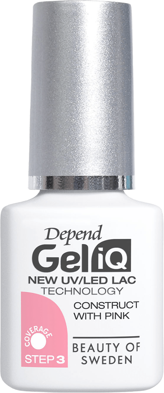 Gel iQ Denmark, från Depend, i färgen Construct With Pink.