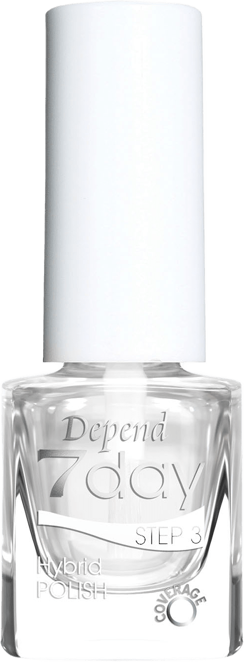 7day Hybrid Polish Sweden, från Depend, i färgen Just Clear.