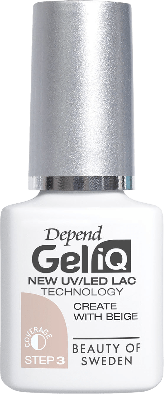 Gel iQ Denmark, från Depend, i färgen Create With Beige.