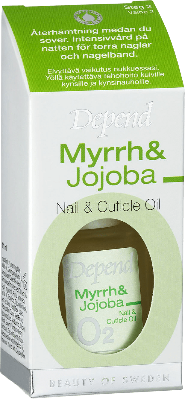 O2 Myrrh & Jojoba Nail & Cuticle Oil, från Depend.
